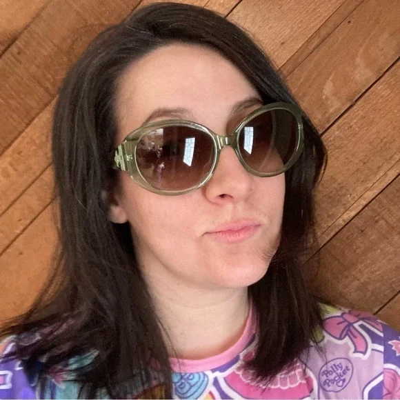 Etro green embellished sunglasses